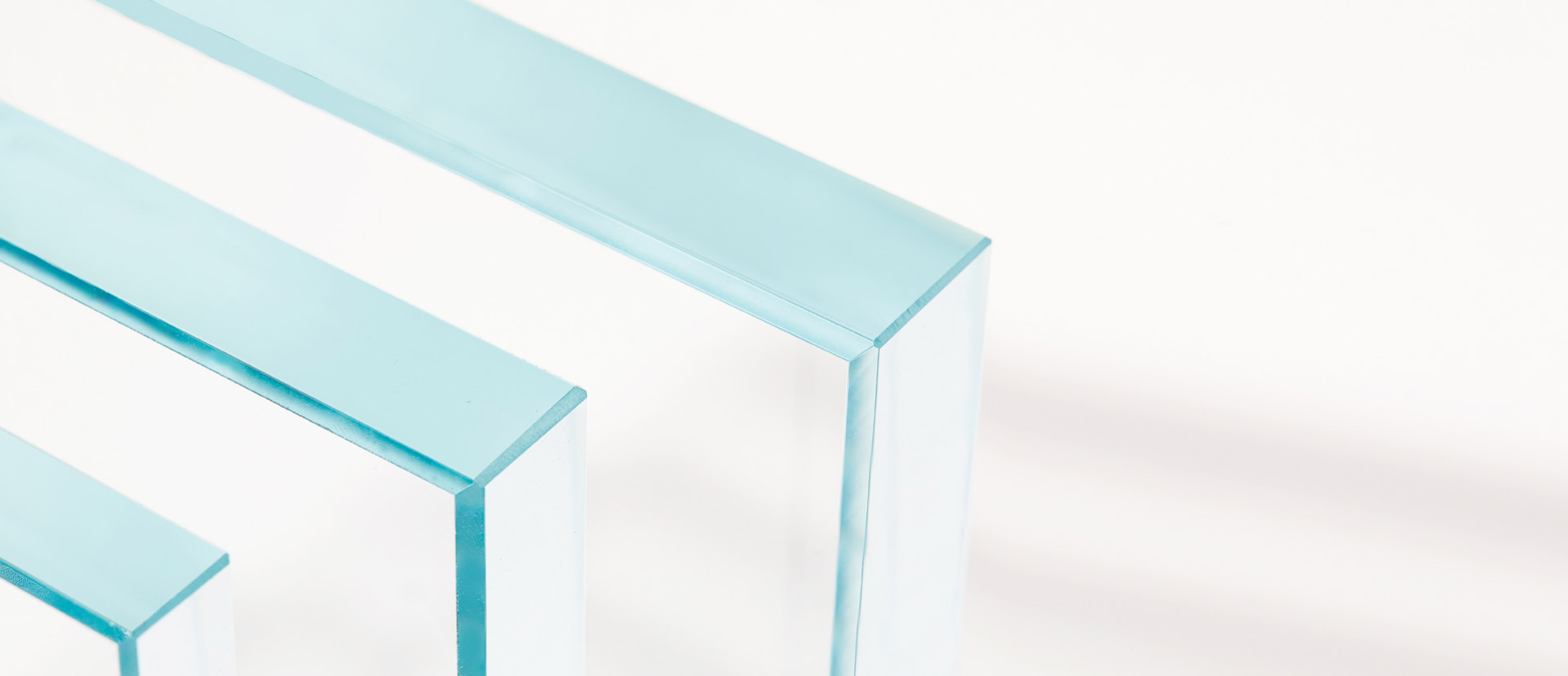 closeup of glass sample