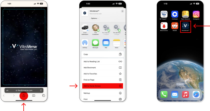 VitroVerse IOS Screenshots