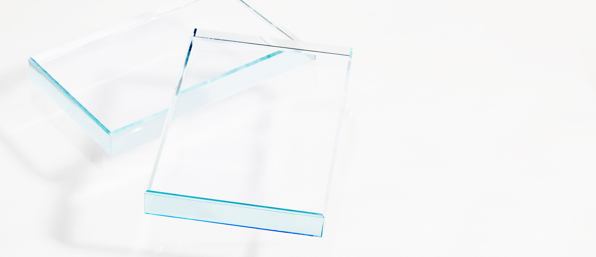 closeup of glass sample