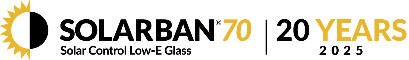 Solarban 70 20 years logo
