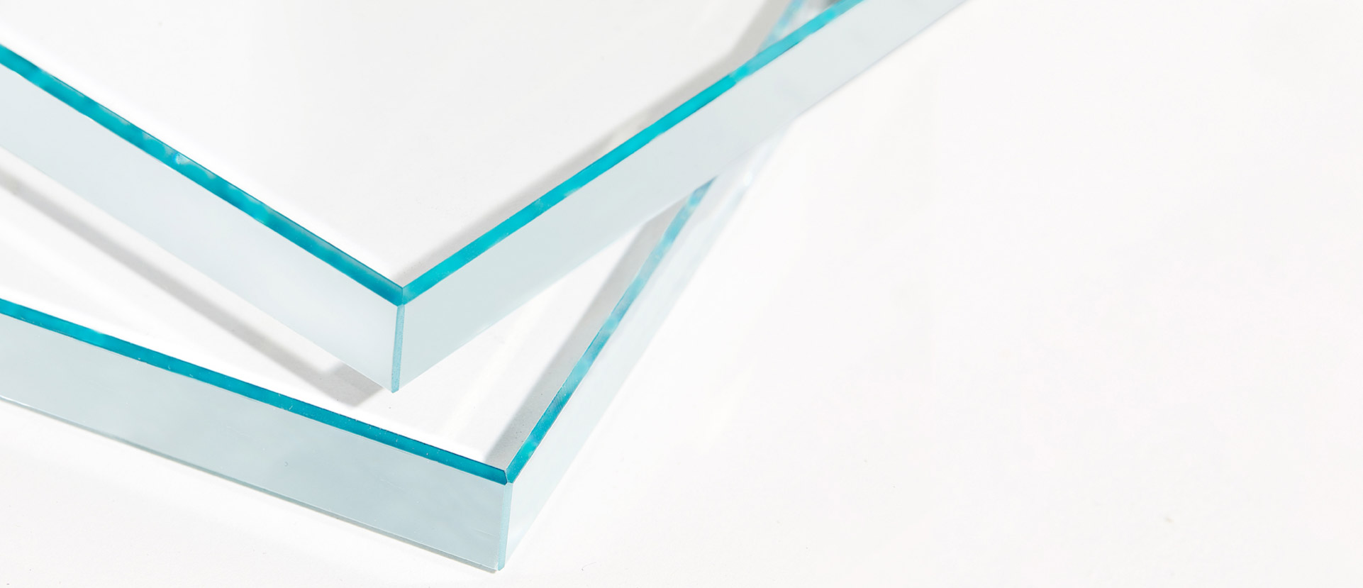 closeup of glass sample