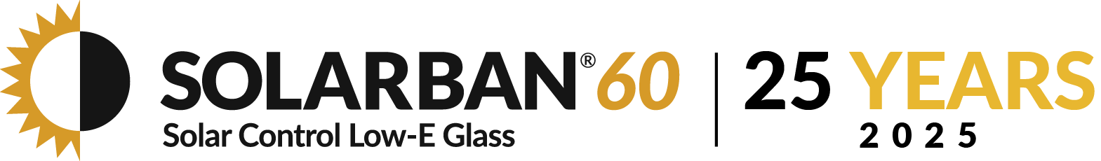 Solarban 60 25 years logo