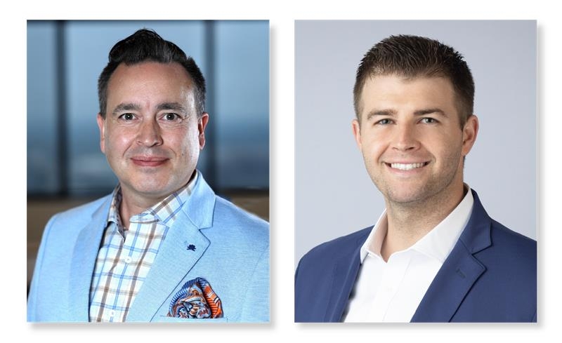 Pictured: Chris Fronsoe (left) and Trevor Hall (right)